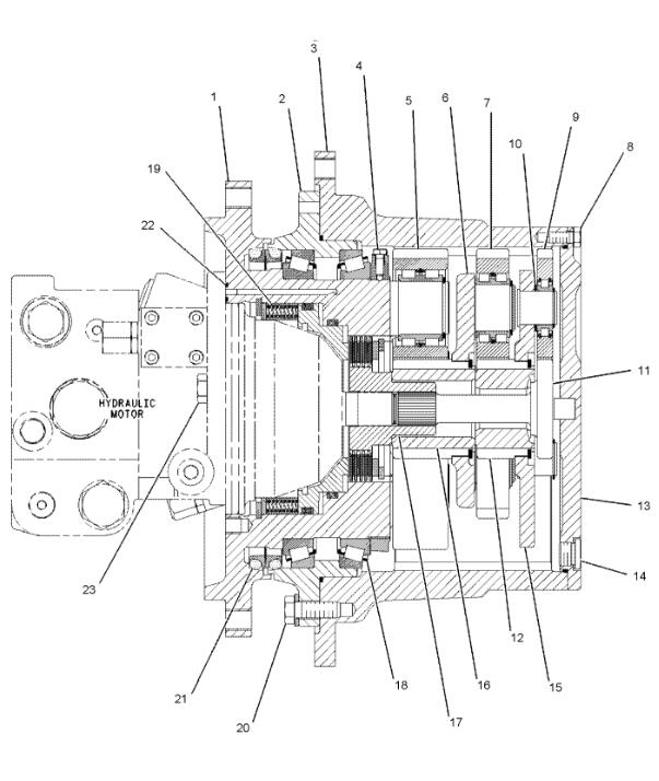 162-1379 157-0930 145-7767 142-6825 CAT Final Drive ... cat 312 wiring diagram 