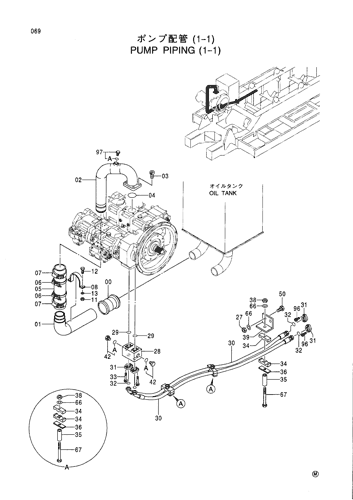 966993 Metric O Ring For Hitachi Construction Equipment Spare Parts