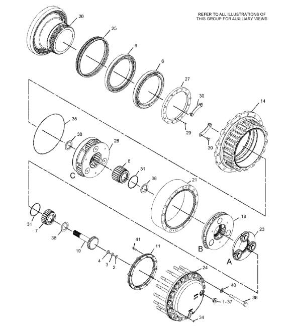 267-6799 169-5593 227-6119 Excavator Final Drive Planetary Carrier For CAT 322C 324D 325C 325D 329D