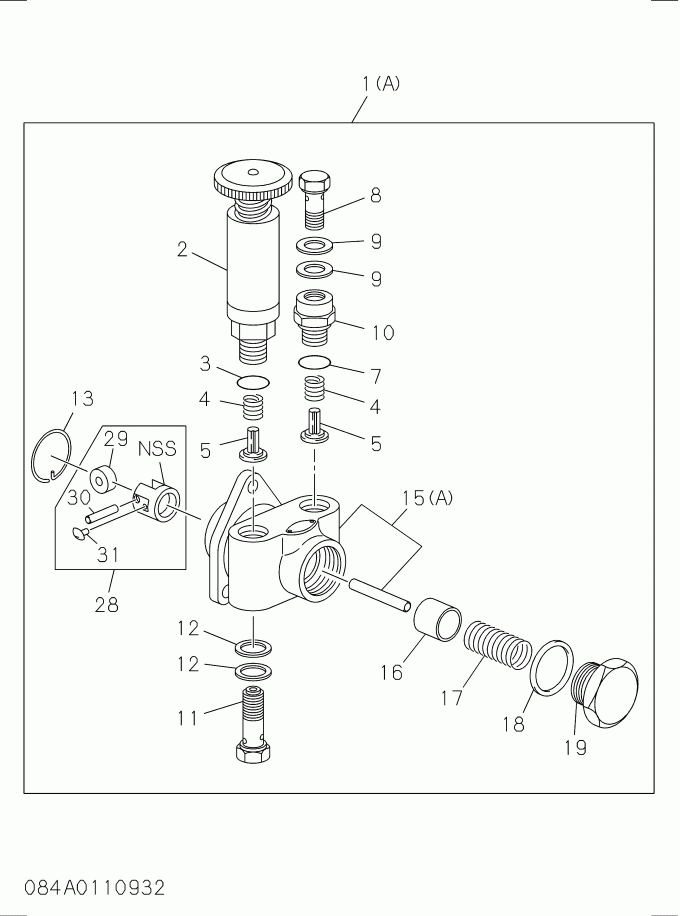 Fuel Feed Pump 6BG1 ISUZU Excavator Engine Parts For Hitachi ZX200