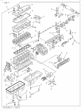Overhaul Gasket Kit 1878129820 5878137322 For Hitachi ZX330-3