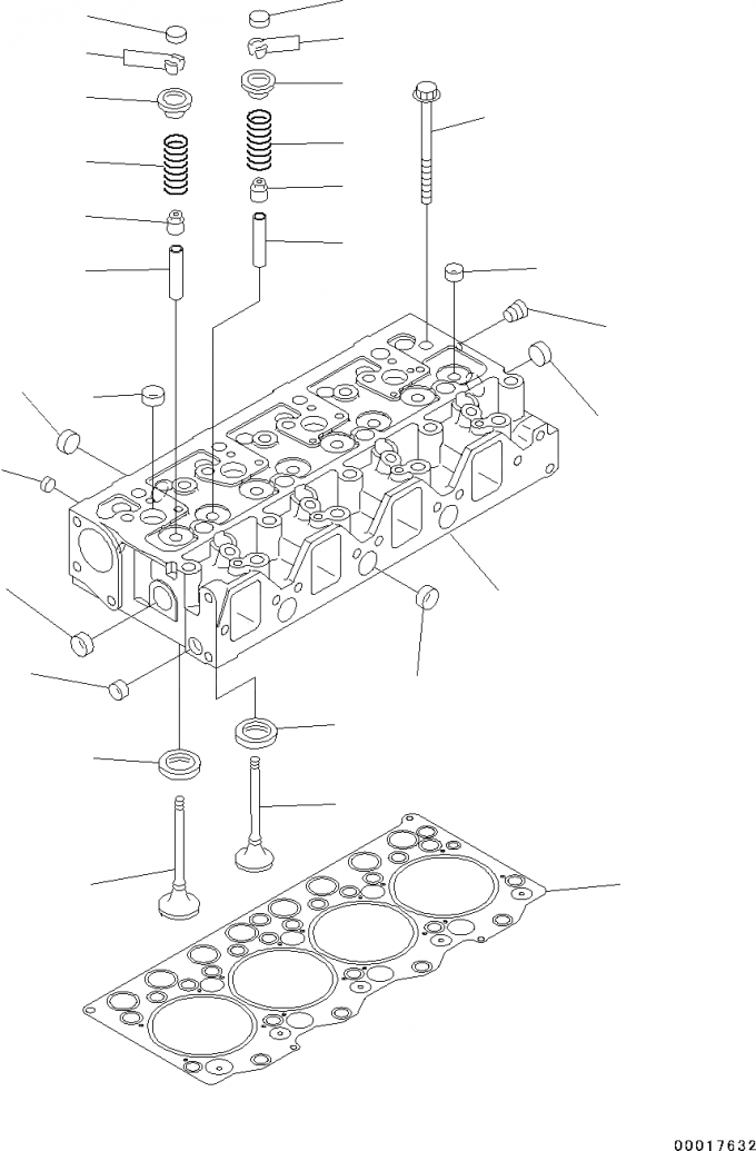 6204-11-1840 Komatsu S6D102E Engine Cylinder Head Gasket