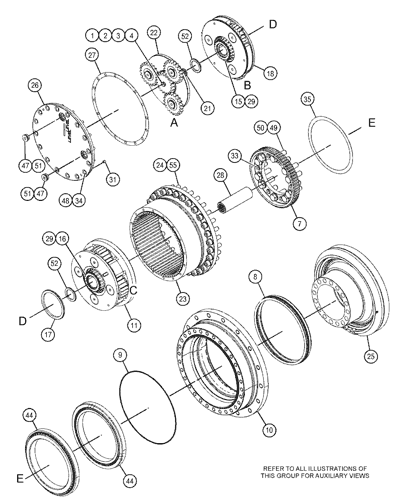 2966194 296-6194 Planetary Carrier Assy For 336D2 Excavator Final Drive