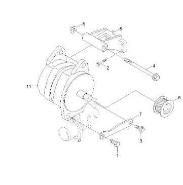 5282841 24V 70A Alternator CUMMINS Fit HYUNDAI HL740 Loader Engine Parts