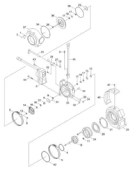 3784300 Turbo Electronic Actuator HYUNDAI Excavator Spare Parts For ...