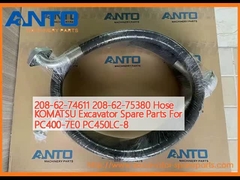 208-62-74611 208-62-75380 Hose KOMATSU Excavator Spare Parts For PC400-7E0 PC450LC-8 