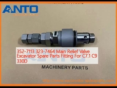 352-7113 323-7464 Main Relief Valve Excavator Spare Parts Fitting For C7.1 C9 330D