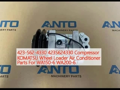 423-S62-4330 423S624330 Compressor KOMATSU Wheel Loader Air Conditioner Parts For WA150-6 WA200-6