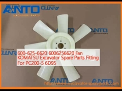 600-625-6620 6006256620 Fan KOMATSU Excavator Spare Parts Fitting For PC200-5 6D95