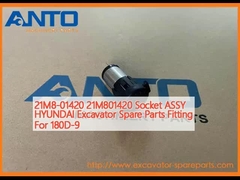 21M8-01420 21M801420 Socket ASSY HYUNDAI Excavator Spare Parts Fitting For 180D-9