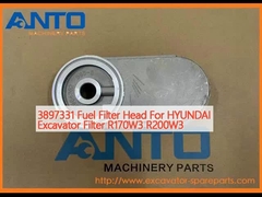 3897331 Fuel Filter Head For HYUNDAI Excavator Filter R170W3 R200W3