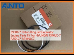 3938177 Piston Ring Set Excavator Engine Parts Fit For HYUNDAI R140LC-7 R210LC7 R210NLC7 