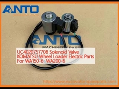 UC4020757708 Solenoid Valve KOMATSU Wheel Loader Electric Parts For WA150-6  WA200-6 