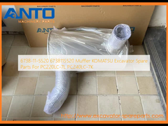 6738-11-5520 6738115520 Muffler KOMATSU Excavator Spare Parts For PC220LC-7L PC240LC-7K