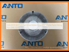 324-0123 3240123 Fan Drive Motor Excavator Engine Parts Fitting For 3066 320D