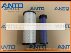 59800-26110 3A111-19140 Air Filter KUBOTA Excavator Spare Parts Fitting For KX080-3
