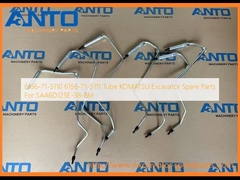 6156-71-5110 6156-71-5111 Tube KOMATSU Excavator Spare Parts For SAA6D125E-3B-8M