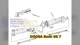 DOOSA Excavator Bush 00-7- Parts