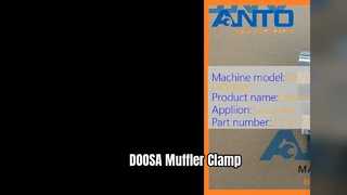 DOOSA Muffler Clamp -A Excavator Parts