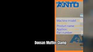 Doosan Muffler Clamp 2124-1592A Excavator Parts