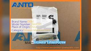 Excavator Exhaust Manifold Screw 