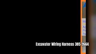 Excavator Wiring Harness 385-2664 C13 345D