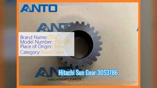 Hitachi Excavator Sun Gear 3053786