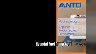Hyundai Fuel Pump Gear 3955153 Excavator Parts
