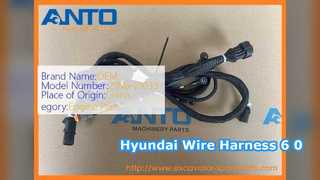 Hyundai Excavator Wire Harness 6-0