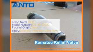 Komatsu PC200-6 Relief Valve 723-40-50200 New Excavator Part