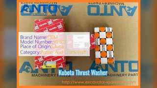 Kubota U8  Thrust Washer Replacement