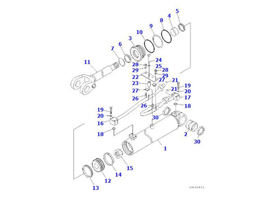 418-62-05000 4186205000 WA250-6 Loader Lift Cylinder Seal Kit Repair Service Kit