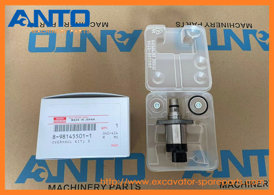 8981455010 8981455011 Solenoid Valve HITACHI Excavator Spare Parts For ZX180LC-3