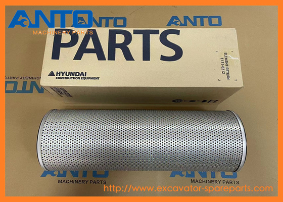 E131-0212 Hydraulic Filter HYUNDAI Excavator Spare Parts For R110-7 R140LC-7