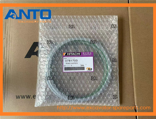 0781703 Ring Wiper HITACHI Excavator Spare Parts For EX1200-5