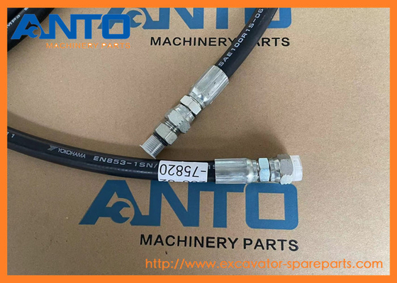 208-62-75820 2086275820 Hose KOMATSU Excavator Spare Parts For PC400-8