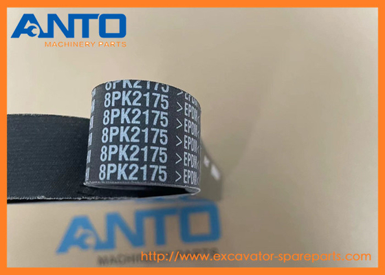 1834494 8PK2175 Fan Belt Excavator Spare Parts For C9 322C 325C