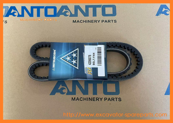 4206078 Fan Belt Excavator Engine Parts Fitting For HITACHI EX200 EX200-2 EX200-3