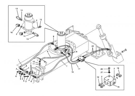VOE948700 O-Ring Excavator Spare Parts For Vo-Lvo EC140B EC160B EC160C EC160D EC180B
