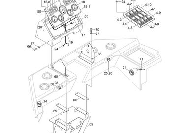 21N4-11070 Hour Meter Assembly For Hyundai R160LC-3 R210LC7 R210LC9 Excavator