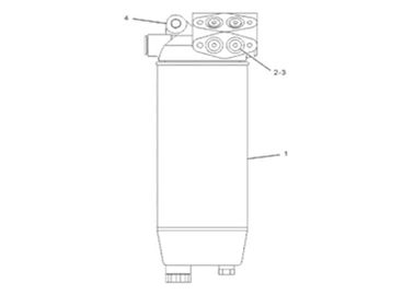 1335673 133-5673 Fuel Water Separators Filter For  330C 345B