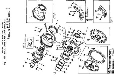 Floating Seal 150-27-00025 For Komatsu D65A-6 Bulldozer Spare Parts