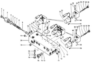 086-1879 0861879 Solenoid Valve E200B Excavator Electric Parts