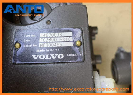 VOE14670038 14670038 Main Control Valve VOE EC380D Excavator Valve