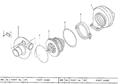 5I8122 5I-8122 Turbocharger for Excavator  311 312 Engine 3064