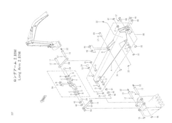 4276696 Bucket Linkage O Ring Hitachi Excavator Seal Kits ZX330 ZX450