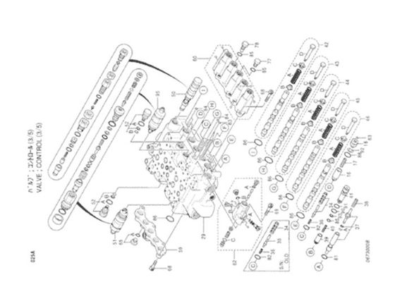 4372038 Main Relief Valve Hitachi Excavator ZX200-3