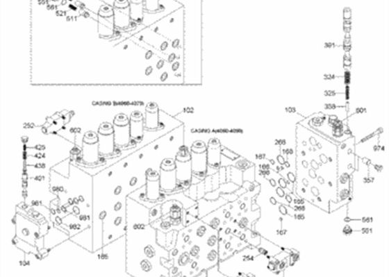 Main Relief Valve XJBN-00163 XJBN-00653 For Hyundai R210LC7