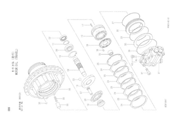 Friction Plate 3107797 Hitachi ZX330-3 Travel Oil Motor