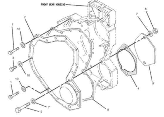  Bulldozer Spare Parts 7W6552 7W-6552 Gasket